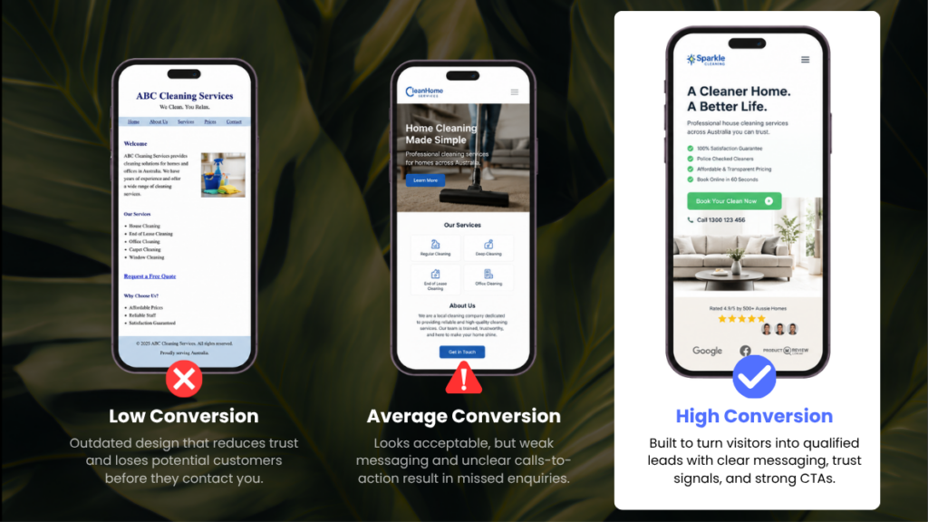 Turn more website visitors into qualified enquiries.
